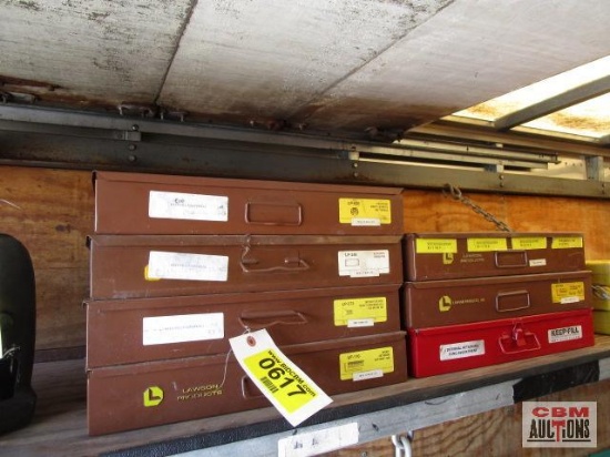 Metal Latching Hardware Organizers... Storage Containers (7)...