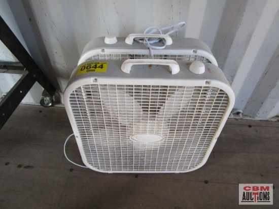 2 White Box Fans...