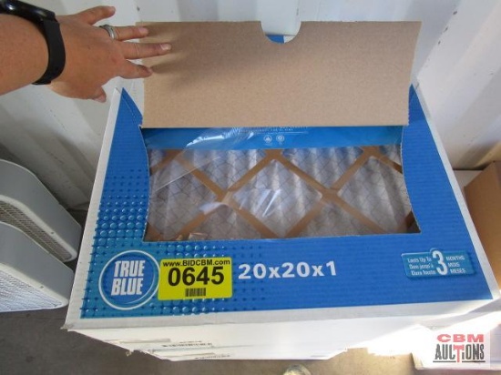 3 Boxes New 20" x 20" X 1" Furnace Filters......