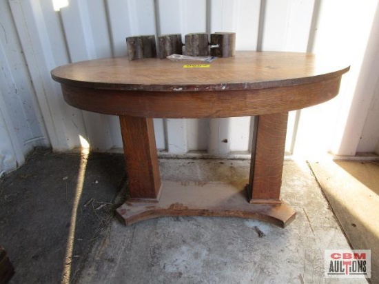 Oval Oak Table