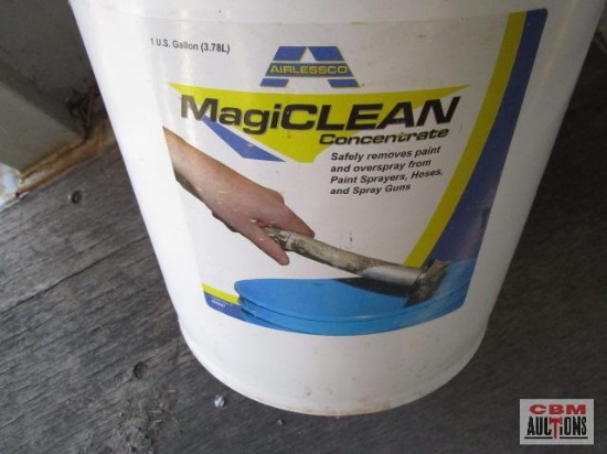 Partially...Bucket of Magiclean Paint Trimmer
