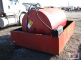 500 Gal Fuel Tank With Containment, 2020 12 Volt Pump Works