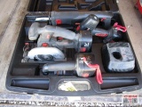 Craftsman Cordless Tool Set 19.2v in Case with Florescent Light, 5 1/2