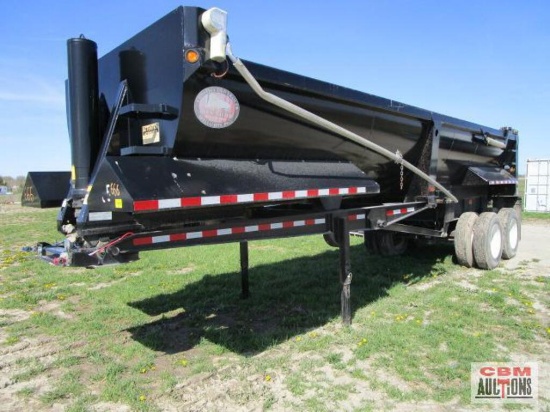 2016 Construction Trailer Specialist - Rock Master Quarter Frame End Dump Trailer Dimensions 28'