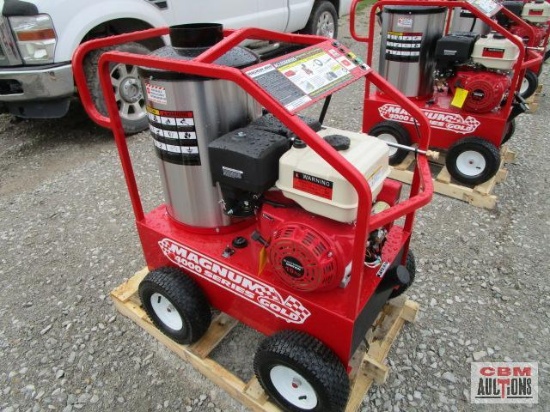 2021 New Easy Clean Magnum 4000 Series Gold Hot Water Pressure Washer, 3.5 GPM / 4000 PSI, Lifan