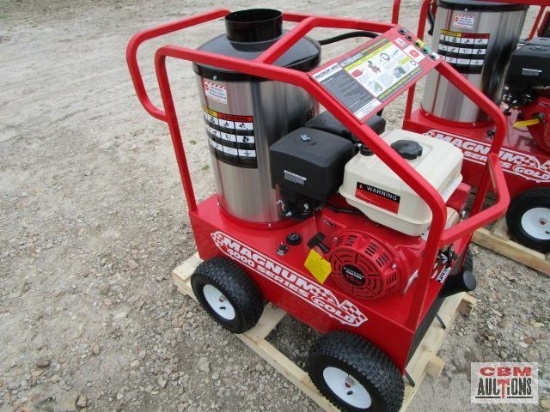 2021 New Easy Clean Magnum 4000 Series Gold Hot Water Pressure Washer, 3.5 GPM / 4000 PSI, Lifan