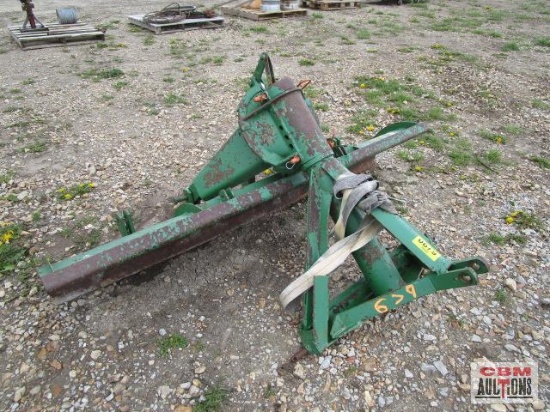 Heavy duty 3 pt cat I tractor rear blade green
