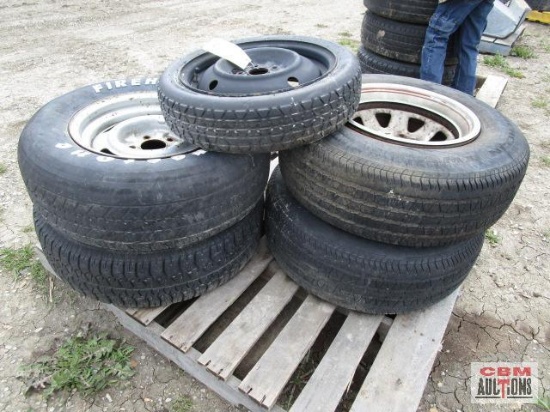 5- Assorted tires & wheels