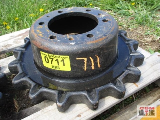 Bobcat Track sprocket 7165109 , single speed, 17 cogs / teeth, 18.64 inches in diameter, 6 equally