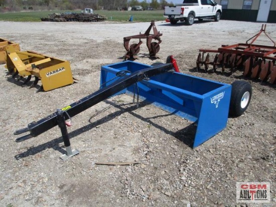 New Industrias America Longhorn 6' pull type box blade, lift cylinders with hoses S#L6201183982