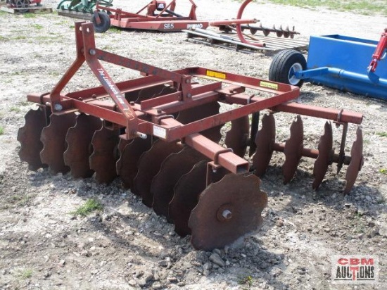 6' Leinbach disk, 3 pt cat 1, notched blades, turns free