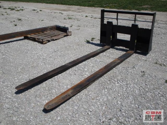 New Arrow extreme duty skid steer 96" pallet forks #9,000 cap extra strength skid steer pallet forks