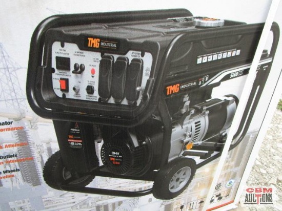 Unused TMG-5000G 5000-Watt Gas Generator ? 120V 20A, 30A, 120/240V 50A 11.5 hours operating time