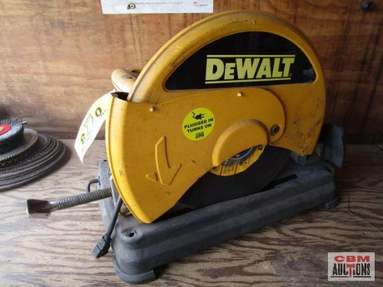Dewalt DW871 14" metal chop saw works *B
