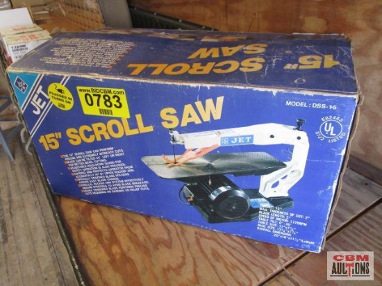 Jet 15" scroll saw M# DDS15 works *B