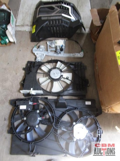 Assorted automotive fans and other parts *D