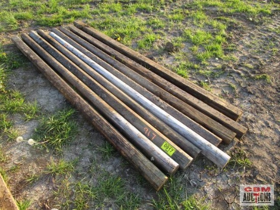 Pile of landscape timbers
