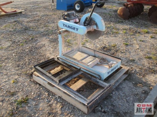 Target 14" electric concrete block & brick saw works