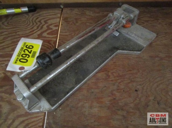 Manual tile cutter