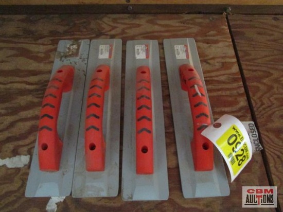 4 - New concrete mag trowels
