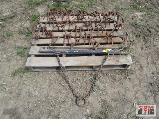 42" Atv flex chain harrow