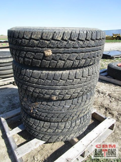 4- Cooper Discover LT265/75R16 Tires, good tread, rock chewed