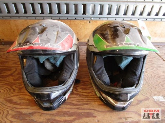 2 Dirt bike helmets small