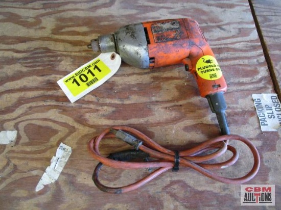 Black & Decker 3/8 electric drill seller said works