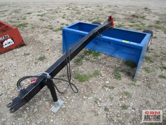 New Industrias America Longhorn 5' pull type box blade, lift cylinders with hoses S#L520182216