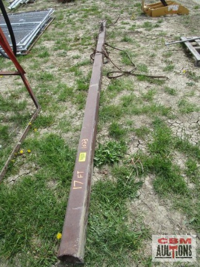 17' steel jib with cable...