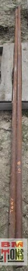 2-Solid push steel rods 1.5"x10'8"
