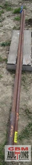 2-Solid push steel rods 1.5"x10'8"