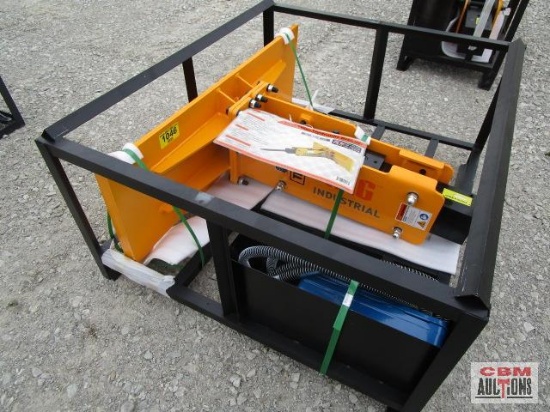 Unused TMG-HB53S Skid Steer Hydraulic Breaker Hammer (53mm Chisel) Working pressure: 1300-1700 psi