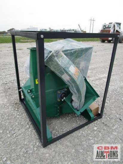 Unused TMG-WC42 4" Tractor Wood Chipper 3 Point Hitch, 3 PTO Shaft Included 4" log capacity, 4" x