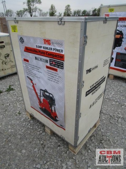 Unused TMG-PC160K 6900-lb Reversible Plate Compactor with 9.5HP Kohler Engine Kohler CH395 9.5HP EPA