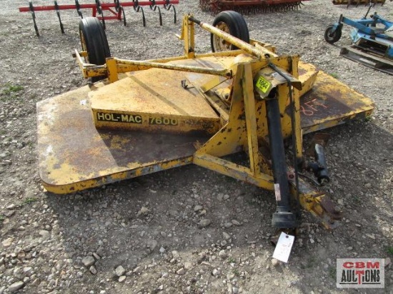 HOL-MAC 7600 8' pull type mower rough / finish mower,540 pto, pto in office