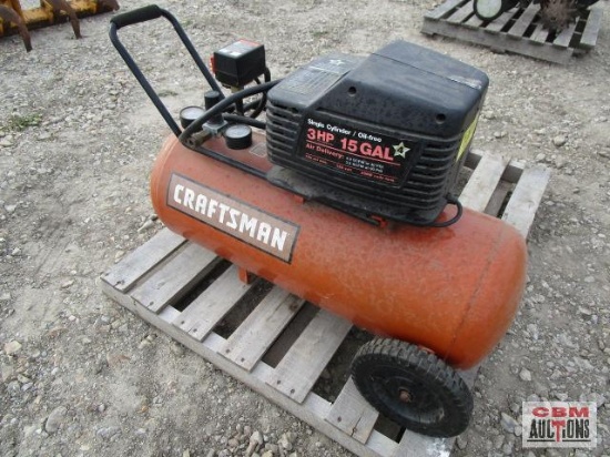 Craftsman 15 gal air compressor 3 hp works slow making air