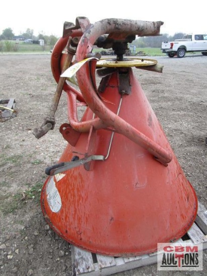 3pt 500 Broadcast fertilizer/seeder spreader 540 pto, pto shaft stuck together