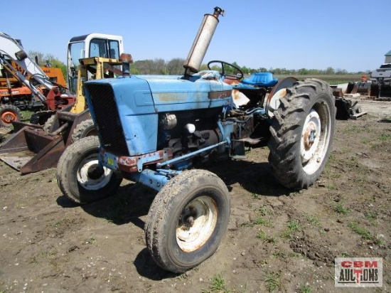 Ford 5000 tractor, diesel 4,696 hrs, 3pt, 1 scv, 540 pto, S#B917608, runs and drives
