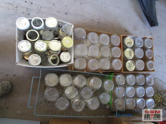 Canning jars mostly ball, 45 +/- qts, 20 +/- pints and 3 1/2 pints