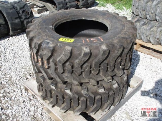 2 New Titan track loader tires, 12-16.5 NHS