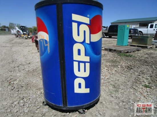 Pepsi rolling cooler