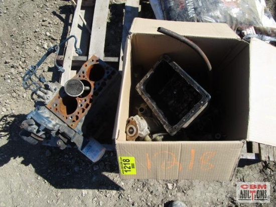 Parts of Kubota D-1105 motor, seller said rebuilt valve head
