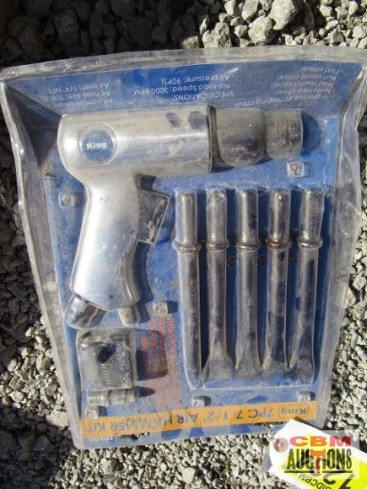 King 7 Piece 1/2" Air Hammer Kit