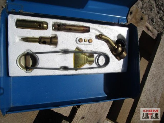 Propane Torch Kit in Blue Metal Box