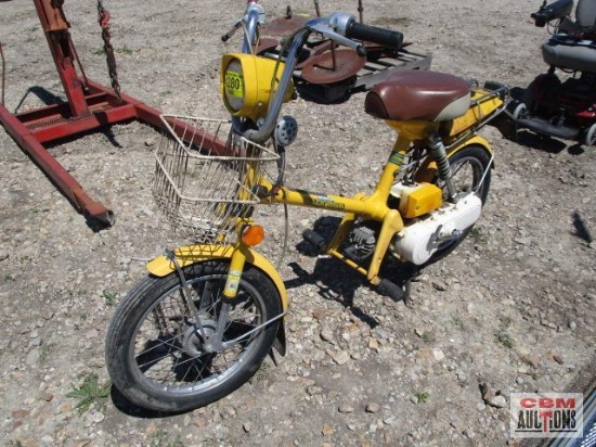 1978 Honda Express Moped, 900 miles, VIN NC50-2052712, NO TITLE, Seller said ran when parked in late