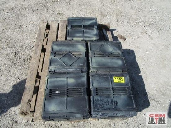 5-Plastic empty ammo cans...