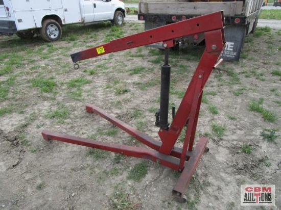2 Ton engine hoist cherry picker with gray 81002 lift cylinder
