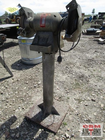 8" Wissota...3/4hp...bench grinder on pedestal