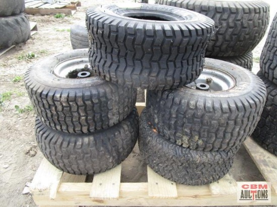 4 -Craftsman tires and wheels 15x6x6 and 1 new spare